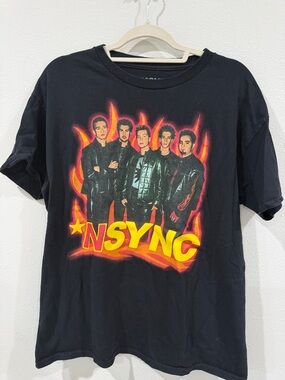 Black Graphic NSYNC Tee - Black